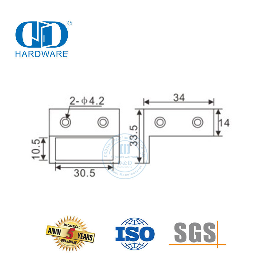 Conector de soporte de panel de vidrio de acero inoxidable Conector de tubo Conector de soporte de vidrio para soporte de tubería-DDSC020