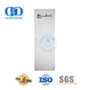 Placa de empuje personalizada Acero inoxidable 304/316 Accesorios de hardware Placa de señalización Inodoro Hotel Escuela Puerta Firma Plate-DDSP011