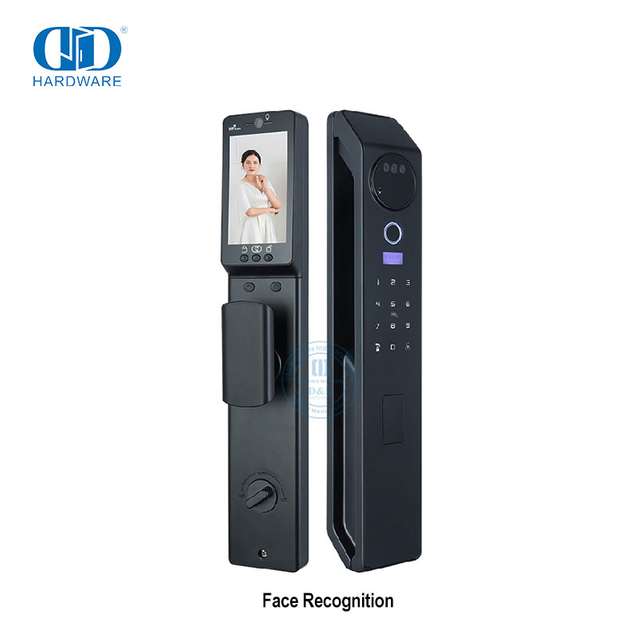 Cerraduras de puerta inteligentes con huella dactilar de alto rendimiento, Control WiFi Digital eléctrico, desbloqueo eléctrico sin llave, para puerta de madera-DDEL022
