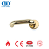 Manija de palanca de acero inoxidable 304 BS EN 1906 para puerta de madera-DDTH001-PVD
