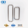 Perillas de puerta de ducha de vidrio de acero inoxidable tipo H, tubo redondo de alta calidad, manija de puerta de vidrio-DDPH007-SSS