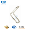 Tirador estilo codo espalda con espalda montado en vidrio de acero inoxidable satinado 316-DDPH012