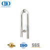 Manija de tracción de puerta de vidrio de baño en forma de U grande de tubo redondo de entrada-DDPH010