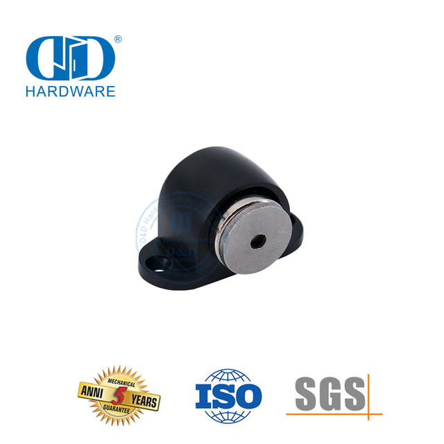 Fabricante de color negro Tapón de puerta de acero inoxidable Tapón de puerta de goma de succión terrestre-DDDS031