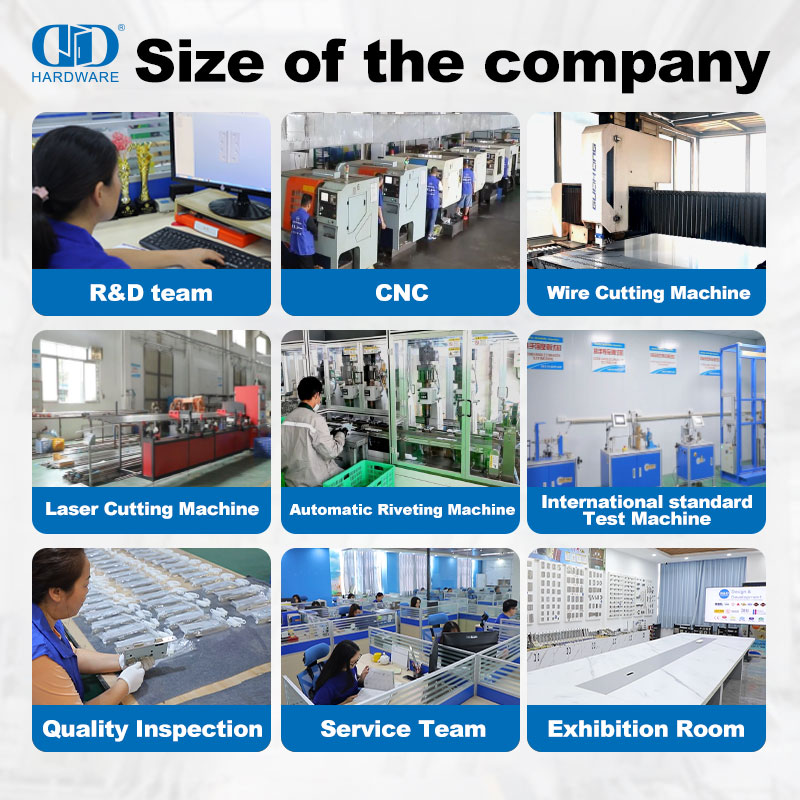 Bisagra de puerta ajustable oculta oculta 3D de aleación de zinc-DDCH008-G40