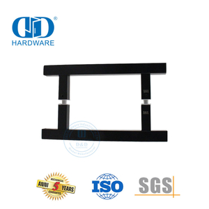 Tirador de acero inoxidable simple y moderno Brilliance para puerta de vidrio de baño-DDPH016-A Φ25-MB