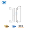 Manija de puerta cuadrada de acero inoxidable 304 de un lado para puerta de vidrio de oficina-DDPH036
