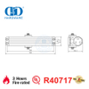 Certificación UL industrial Control ajustable resistente al fuego Aluminio Slience Hidráulico Automático Cocina Puerta doble Cierrapuertas-DDDC058