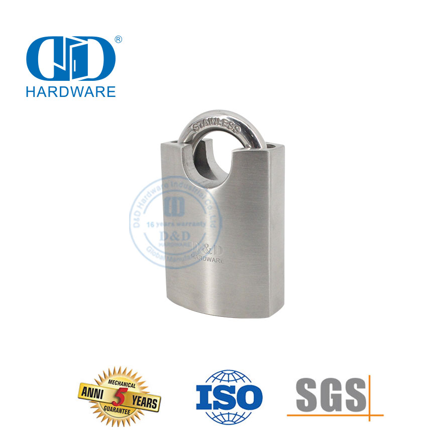 Hardware para el hogar Acero inoxidable no cortable equipaje de alta seguridad maleta almacén almacenamiento puerta cerradura candado-DDPL007-35mm