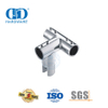 Fabricación de hardware Acero inoxidable Conector de riel en T de 3 vías de 90 grados Sistema de cabina de ducha comercial-DDSC041