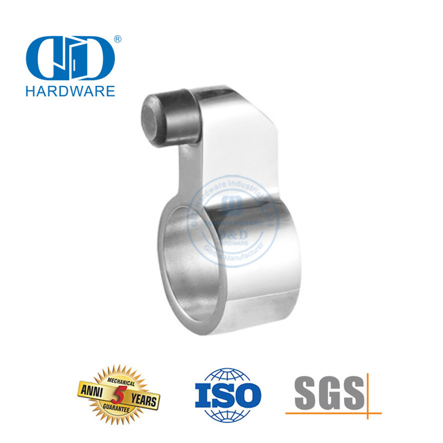 Puerta corrediza de vidrio de acero inoxidable, rodillo colgante, herrajes para baño, accesorio de vidrio para puerta corredera-DDGS120