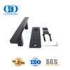 Fabricante de China Juego de manijas para puertas corredizas de granero de cocina de acero inoxidable negro mate Manija de puerta de doble cara-DDBD103 Negro