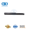 Hardware de construcción Kit de herrajes para puertas corredizas de Granero de cierre suave de acero inoxidable accesorio negro mate agujero de taladro-DDBD138