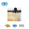 Riel deslizante doble de acero inoxidable, herrajes para puertas de Granero con rodillos antiguos, armario, Hardware de construcción-DDBD018