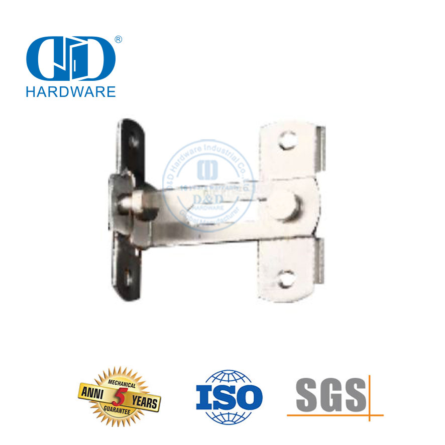 Protector de cerradura de puerta exterior de almacén de acero inoxidable, tipo manivela, protector de puerta de seguridad para el hogar de hotel-DDDG014