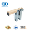 Marco de puerta corrediza de acero inoxidable, herrajes para puertas correderas, accesorios de herrajes para puertas de granero de madera-DDBD064