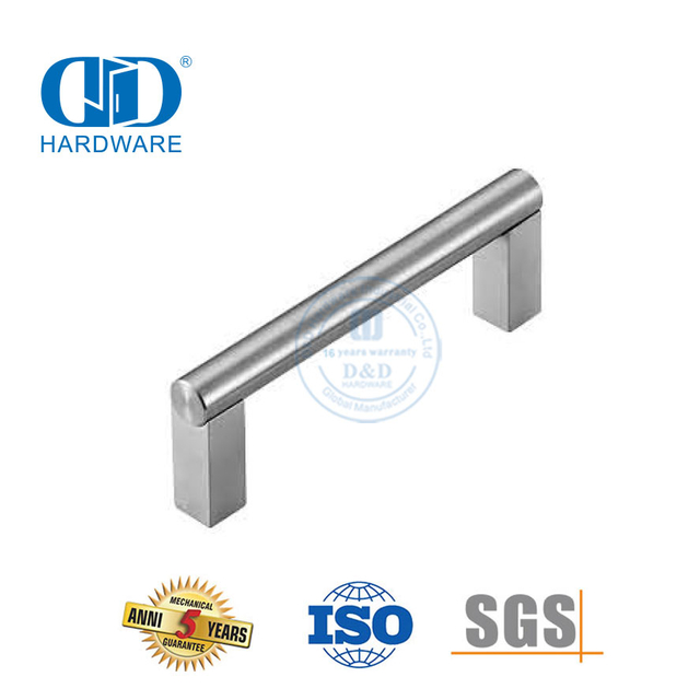 Fabricante de manijas de puerta de acero inoxidable de estilo moderno duraderas y más vendidas-DDFH030