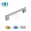Manija de puerta de muebles de acero inoxidable de madera cuadrada negra moderna para puerta principal-DDFH034
