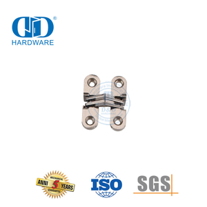 Hardware de construcción de aleación de zinc Cierre suave resistente Bisagra de puerta de escuela de hotel de 180 grados-DDCH007