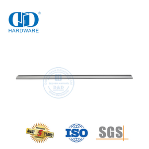 UL Fácil instalación Acústica Automática A prueba de aire caliente Accesorio de hardware de construcción Sello inferior de puerta oculta de aluminio-DDBS003
