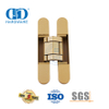 Accesorios de hardware de construcción ocultos 3D de aleación de zinc de alta seguridad que ajustan la bisagra de puerta de acero de madera de 180 grados-DDCH008-G40