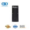 Accesorios de hardware de acero inoxidable Placa de señal de puerta Empuje personalizado Tirador de puerta de vidrio Interiror residencial Manija-DDPH023