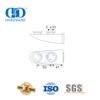 Pivot-DDGP011 de ajuste de parche de ajuste de vidrio de pivote de puerta superior de servicio pesado de acero inoxidable