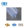 Tira de sellado de puerta de vidrio de goma Tira de sellado de puerta de ducha de vidrio de hotel de PVC impermeable para 8-12 mm-DDWS007
