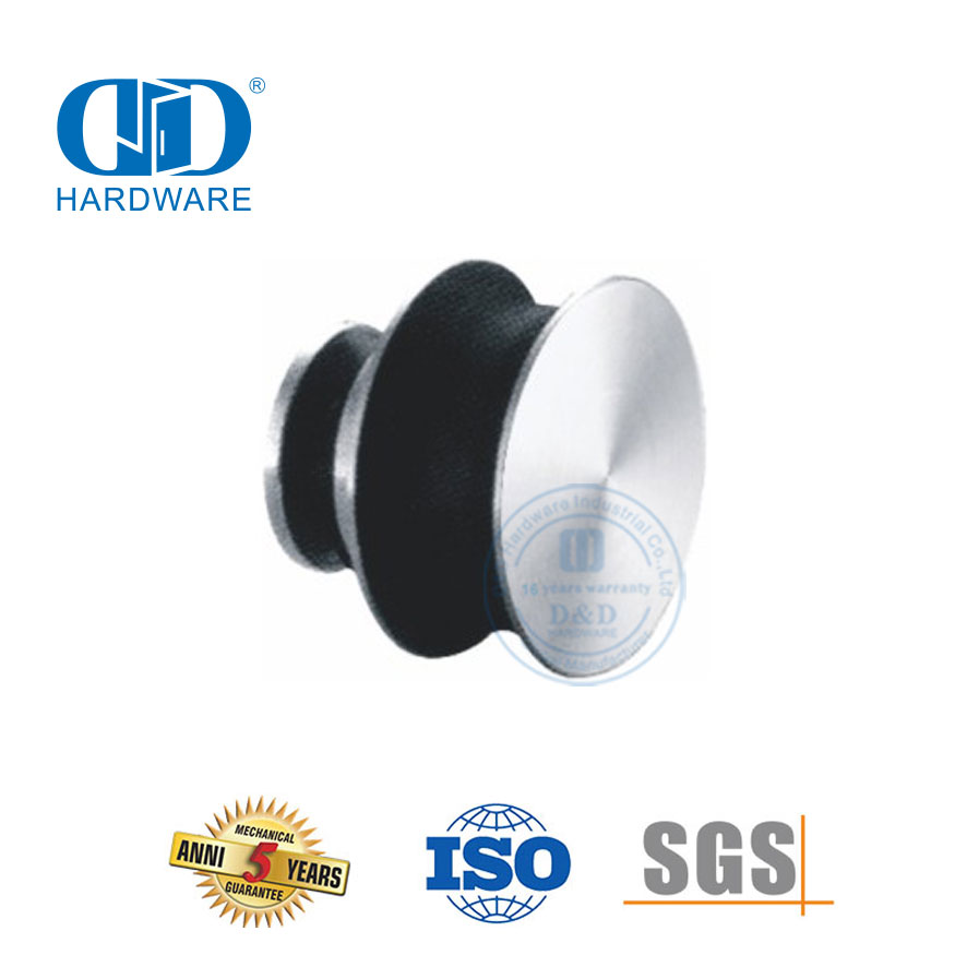 Accesorio para muebles con rodillo deslizante de acero inoxidable, tubo de puerta corredera, accesorio de vidrio para puerta de baño-DDGS107