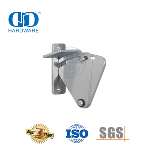 Rodillo de doble cabeza de acero inoxidable plateado, herrajes para puertas corredizas de Granero, protector de cerradura, herrajes para puertas de Granero, pestillo Lock-DDBD129