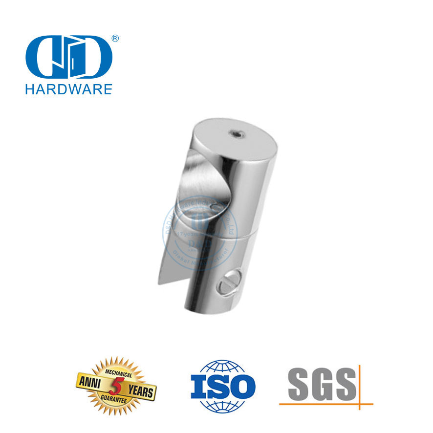 Mamparas de ducha de acero inoxidable, mamparas de ducha, varilla de fijación de vidrio, accesorios de hardware, conectores de esquina-DDSC031