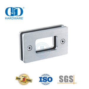 Herrajes para puertas corredizas de vidrio de acero inoxidable Puerta corrediza de vidrio Manija ahuecada tipo cuadrado-DDSK020