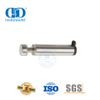 Hardware de baño de acero inoxidable Abrazadera de vidrio Clip Tope de puerta de vidrio con gancho-DDWC005