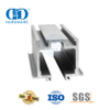 Venta al por mayor de fábrica, accesorios de vidrio de acero inoxidable, herrajes para puertas, riel de rodillos para baño, lavabo-DDGS147