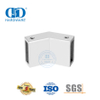 Conector de abrazadera de vidrio de tubo cuadrado de alta calidad de acero inoxidable para accesorios de baño-DDSC017