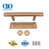 Manija de puerta de granero dorada rosa de acero inoxidable, herrajes para puertas corredizas, manija tubular-DDBD101 SRG