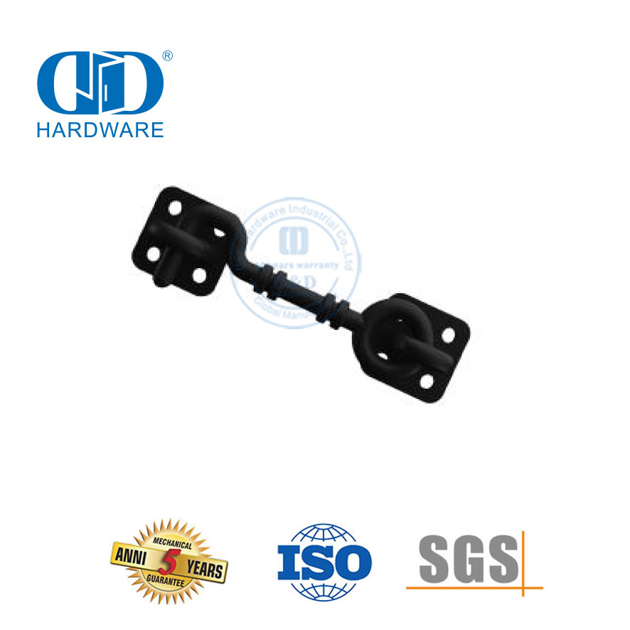 Protector de cerradura de puerta corrediza de granero de acero inoxidable herraje para muebles manija de puerta de doble cara-DDBD133