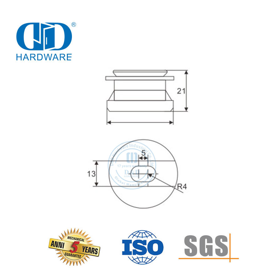 Accesorios de abrazadera fija de punto de puerta corrediza de vidrio de acero inoxidable ajustable Herraje para muebles de hardware de vidrio-DDGP019