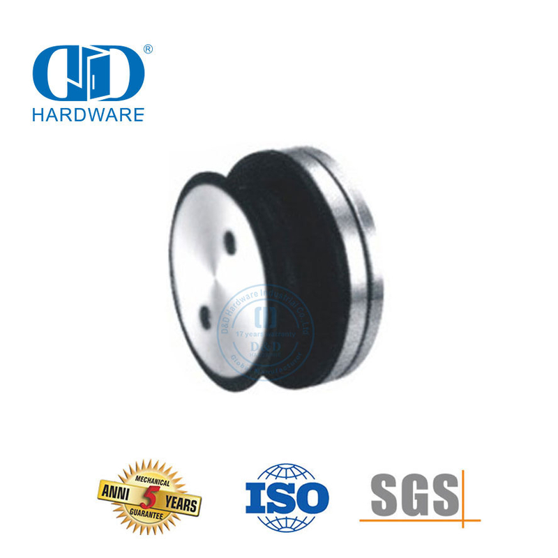 Sistema de pivote de puerta de vidrio de acero inoxidable Punto de vidrio Ajuste fijo Ajuste de parche Pivot-DDGP021