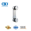 Conector de vidrio horizontal de acero inoxidable Accesorio para muebles Pivote de puerta de vidrio-DDGP017