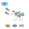 Herrajes para puertas de granero de derivación de estilo moderno de acero inoxidable, herrajes para muebles con riel para puertas corredizas para puertas de granero-DDBD069