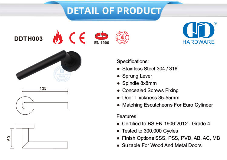 Manijas de puerta de entrada
