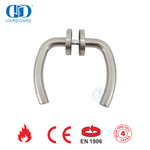 Decoración moderna de la casa EN 1906 Hardware Manijas de palanca huecas plateadas-DDTH004-SSS