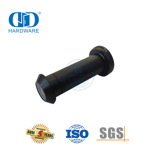 D&D Hardware 160 grados Visor de puerta negra Peephole Fabricante-DDDV001