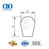 Perilla de cobre de acero inoxidable Perilla para muebles Perilla de cajón de acero inoxidable-DDFH047