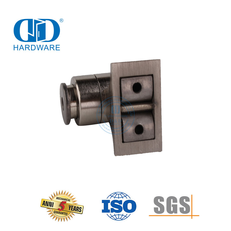 Tope de puerta de hardware arquitectónico con función magnética con puerta de acero-DDDS033