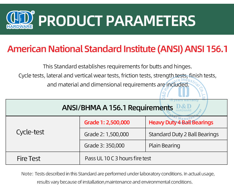 bisagra de puerta de grado 2, 