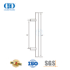 Herrajes para muebles de lujo negros, puerta de madera de acero inoxidable, barra en T, tirador hueco, tirador-DDPH031-MB