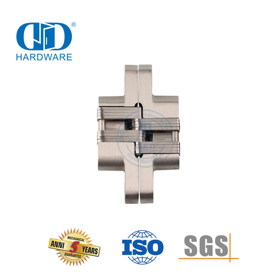 Accesorios de hardware de construcción Aleación de zinc Ajuste de bisagra de puerta de madera de acero pivotante resistente-DDCH007