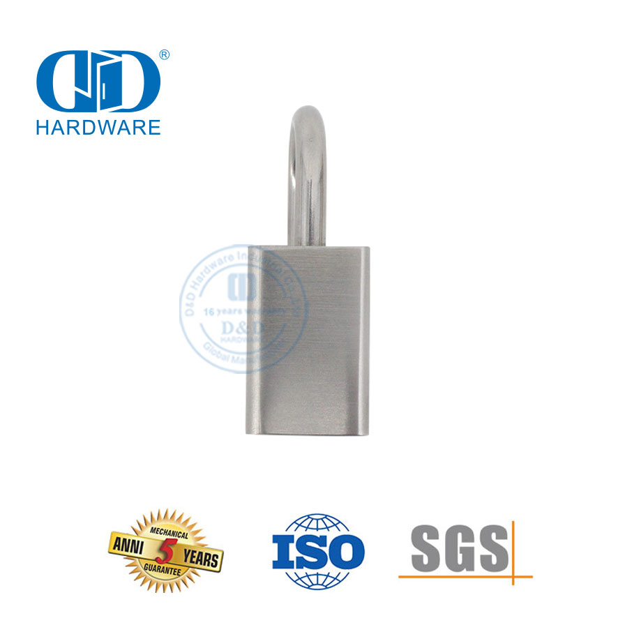 Candado de bloqueo de Hardware de muebles de etiquetado impermeable irrompible de acero inoxidable de alta seguridad para almacén de oficina-DDPL001-30mm